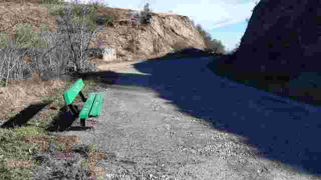 Rock excavation at the Morata mountain pass